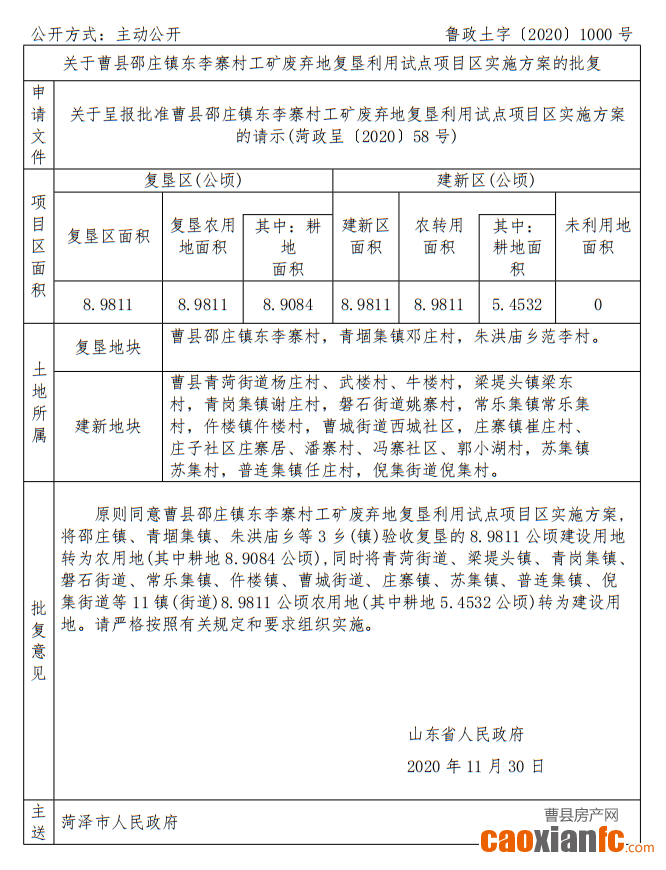 工矿废弃地复垦在线备案数据库