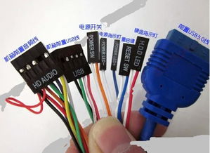 主机里面的插头怎么接图片