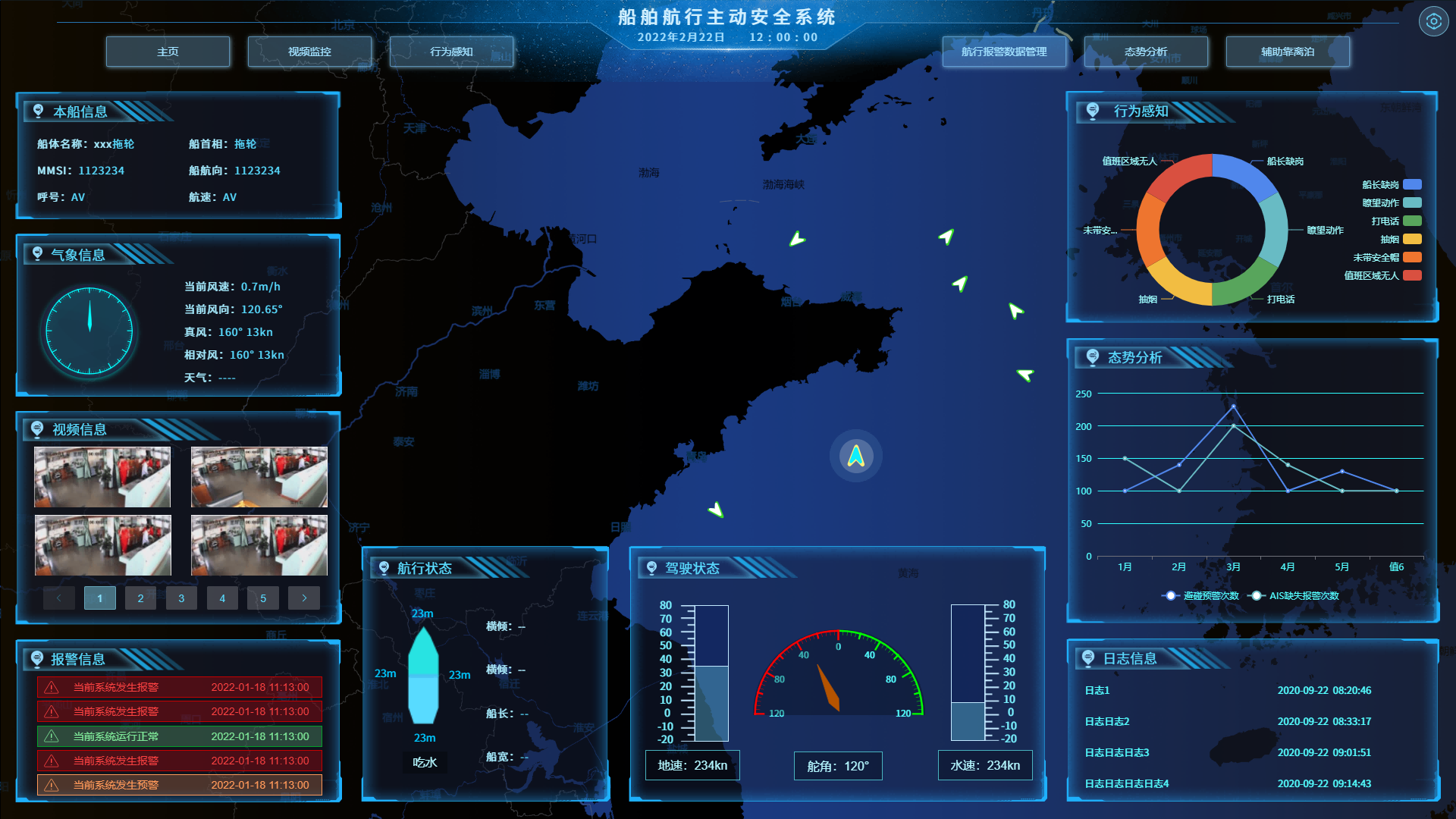 船舶主机监控系统