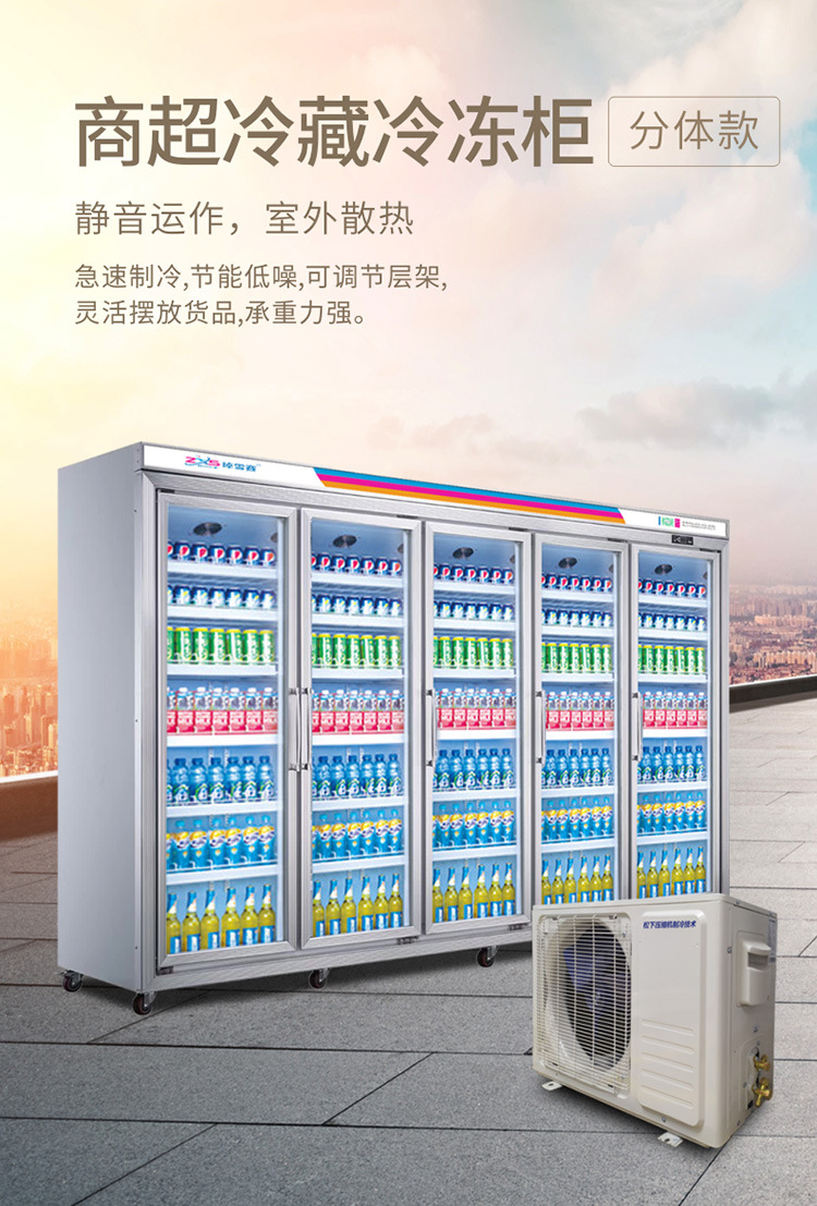 分体式便利店冰柜主机