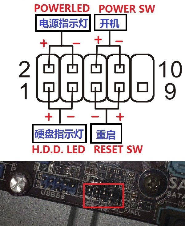 电脑主机跳线在哪里