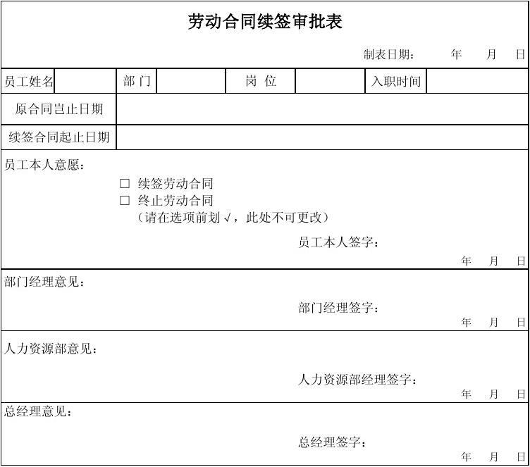 青岛市续签劳动合同备案