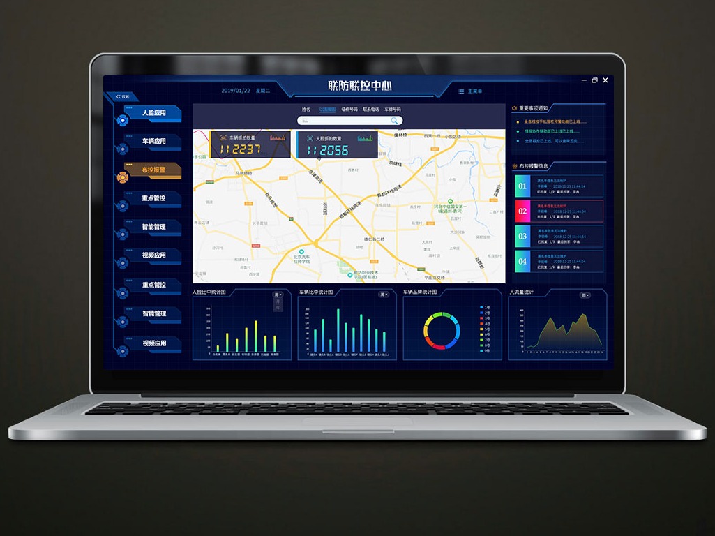 电脑主机视频监控接口