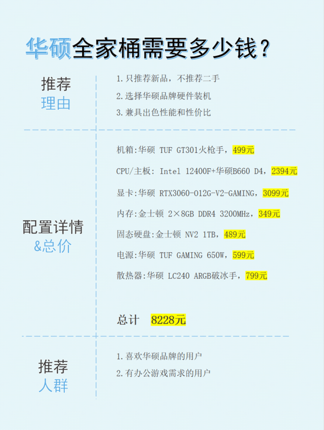 华硕主机性价比高