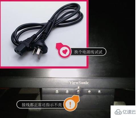 显示器不亮主机灯不闪