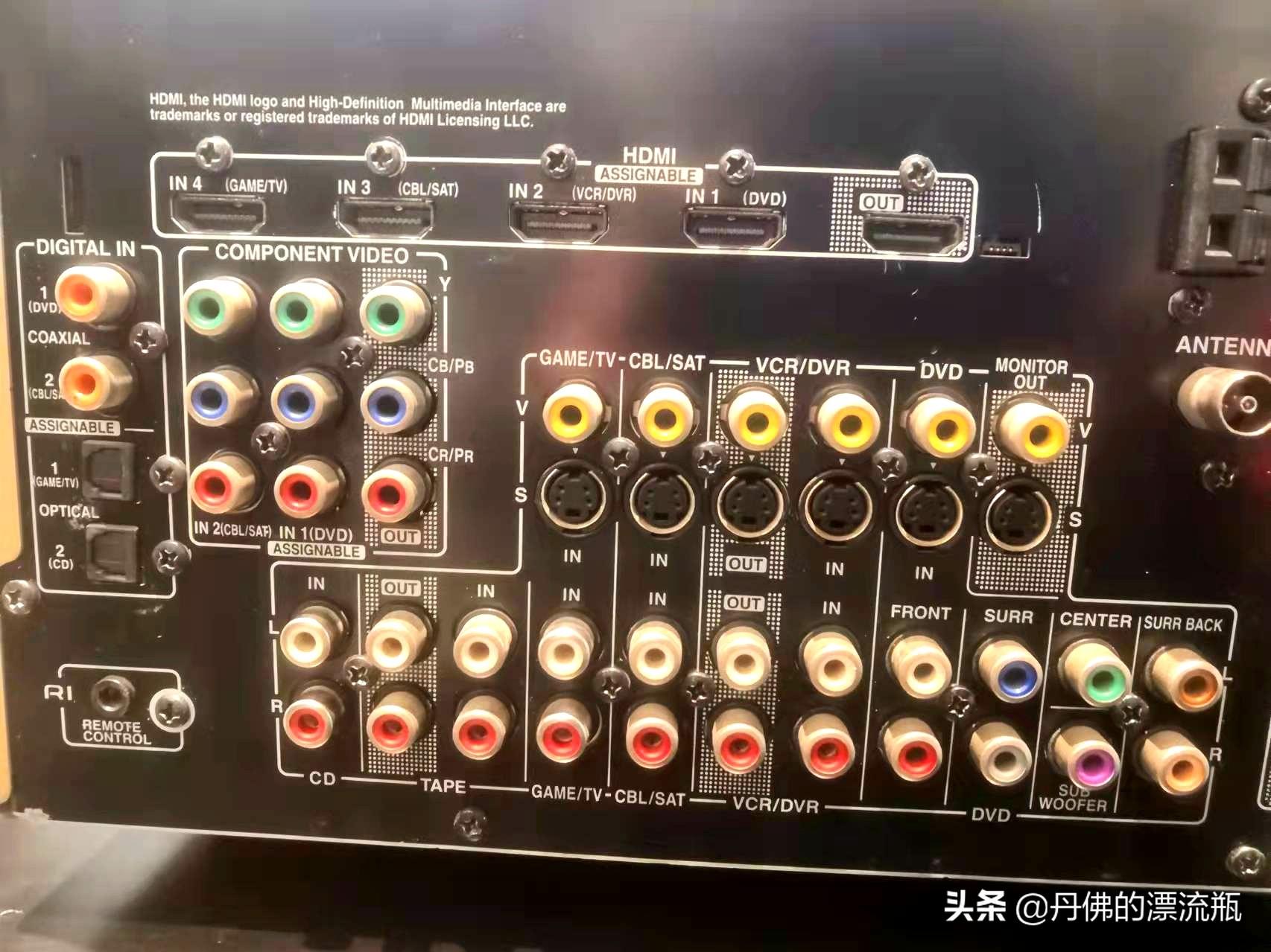 主机后面的音响接口吗