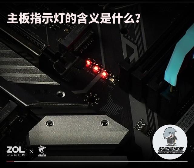 台式电脑主机红色指示灯