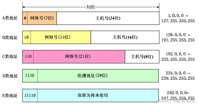 网络地址和主机号分别是什么