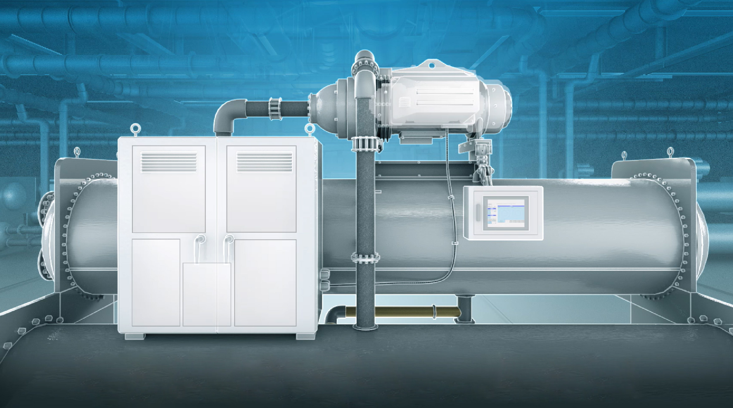 冰水主机高压形成