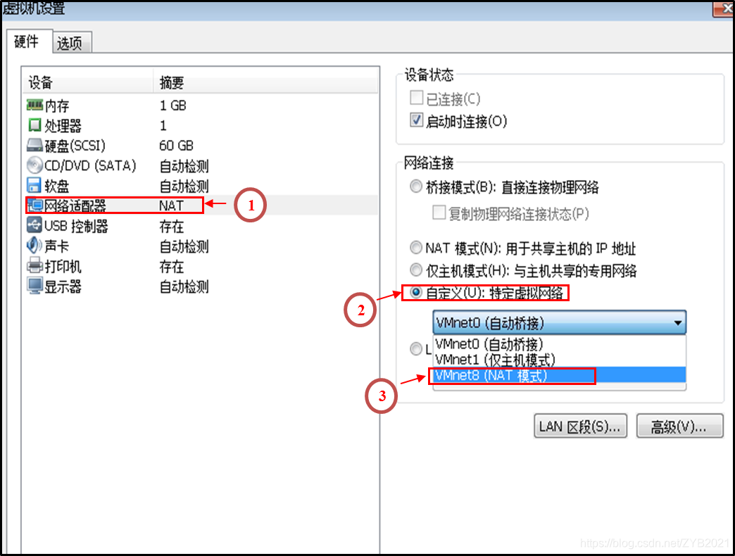 安装虚拟机主机断网