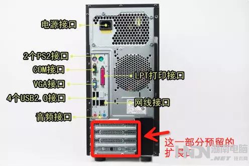 台式电脑主机外部接线